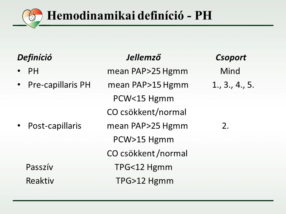 hemodinamikai hipertónia)